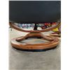 Image 5 : Leather Reclining Swivel Chair with Footstool