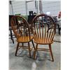 Image 2 : (2) Wooden Dining Chairs