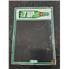 Image 1 : Metal 7-UP Chalkboard Sign 20"x28"