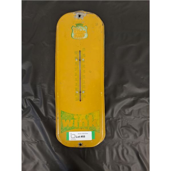Metal Canada Dry Wink Thermometer 6"wx16"t