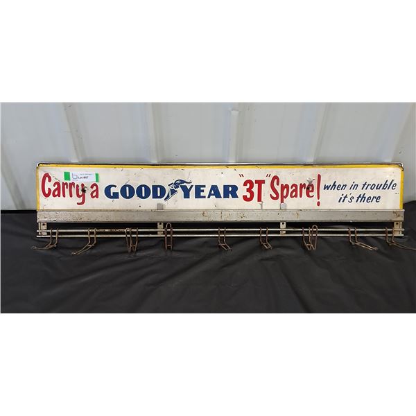 Vintage Metal  Good Year 3T Spare Display Rack
