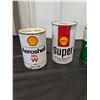 Image 2 : (6) Full Shell Oil Cans