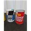 Image 4 : (6) Full Shell Oil Cans