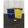 Image 1 : (2) Empty Gallon Oil Cans-North Star Oil and Golden Linseed Oil