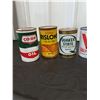 Image 2 : (6) Full Oil Cans-Coop, Risolene, Ford, Quaker State, Valvoline