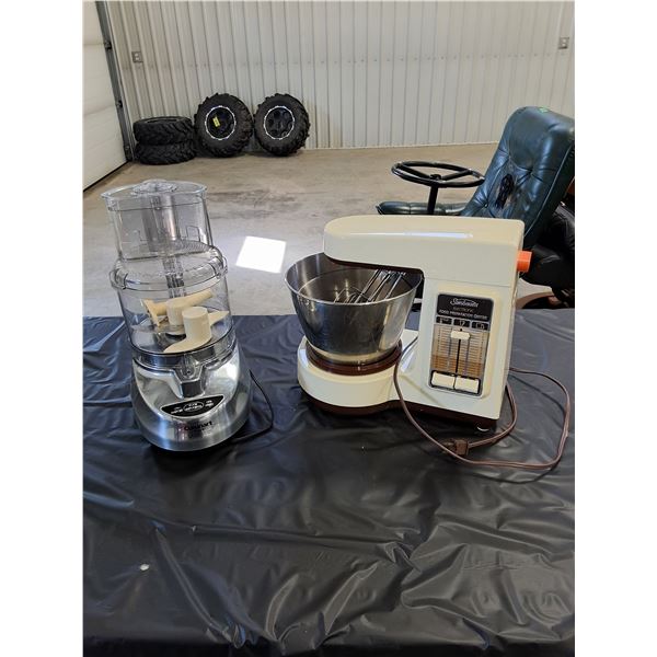 Sunbeam Food prep Center- works, Cuisinart Prep9-power to it