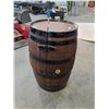 Image 2 : Oak Barrel Liquor Storage Cabinet