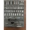 Image 5 : Metric/Standard Mastercraft Maximum Socket Set- some pieces missing