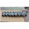 Image 2 : 8 piece Fuller Pro 1/2" Metric Socket Set-11mm to 21mm
