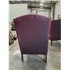 Image 3 : Burgundy Upholstered Chair