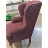 Image 4 : Burgundy Upholstered Chair