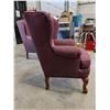 Image 4 : Burgundy Upholstered Chair