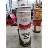 Image 2 : (2) 5 gallon Oil Pails-Texaco and Coop