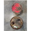 Image 3 : (2) 5 gallon Oil Pails- Shell and Schaeffer's