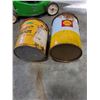 Image 4 : (2) 5 gallon Oil Pails- Shell and Schaeffer's