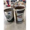 Image 2 : (2) 5 gallon Oil Pails-Texaco and International