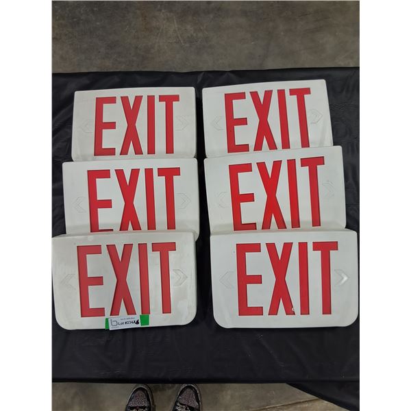 (6) Exit Signs