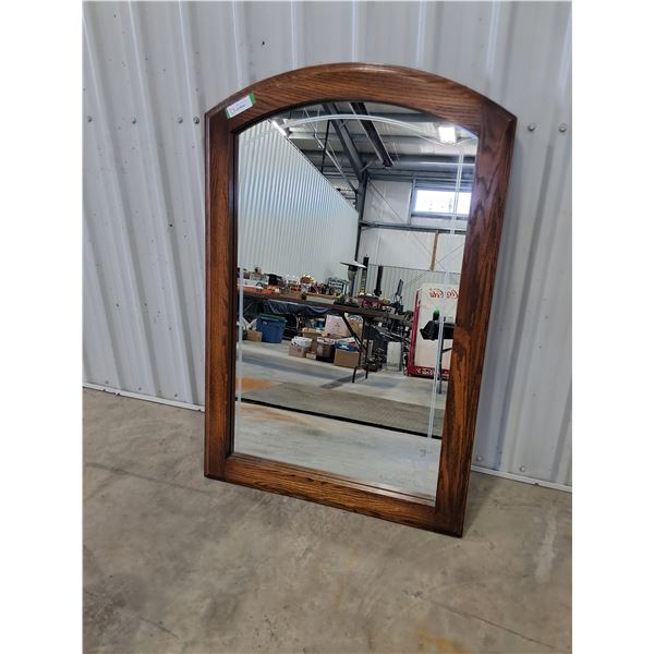 Heavy Wood Framed Mirror