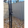 Image 4 : *(7) Metal Fencing Panels with Gate Panel