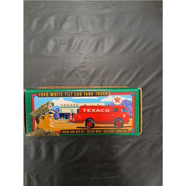Texaco 1949 White Tilt Cab Truck