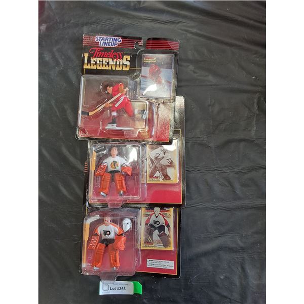 Starting Lineup Timeless Legends- Gordie Howe, Bernie Parent, Glenn Hall