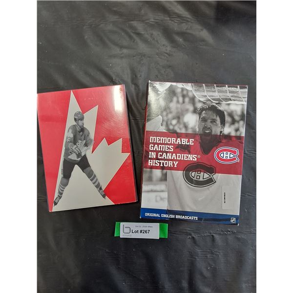 Canadiens Memorable Games and Canada Cup 76 DVD Sets