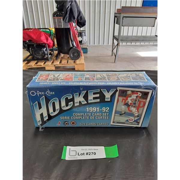 O-Pee-Chee 1991-92 NHL Complete Card Set
