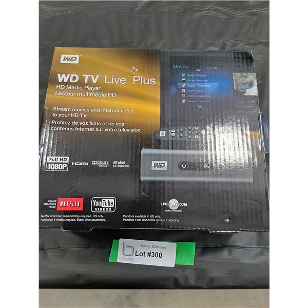 WD TV Live Plus Media Player - NIB