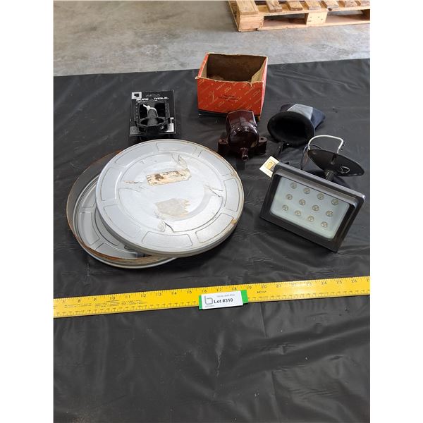 Ford Ignition Coil, Bike Pedals, Film Can, misc