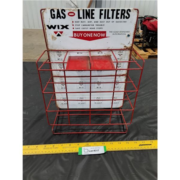 Wix Gas Line Filters Parts Display
