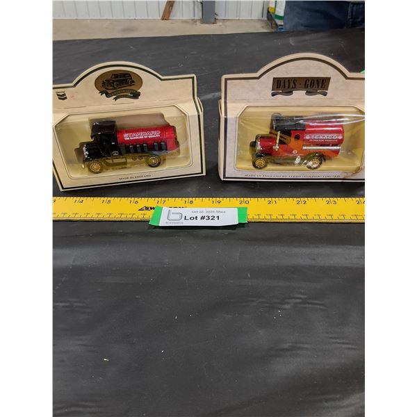 Standard Oil Red Crown 1927 Gasoline Truck, Texaco 1920 Model T Ford Tanker Truck