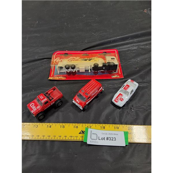 (4) Coca-Cola Branded Vehicles