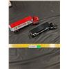 Image 1 : Die Cast Beefeater Truck and Trailer, Plastic Rick Mast 1 Racing Truck and Trailer