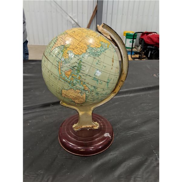 Antique Tin Globe, Made in England