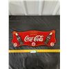 Image 1 : Wood Coca-Cola Sign with Hanger Knobs