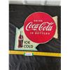 Image 1 : Tin Coca-Cola  Double Sided Sign
