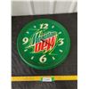 Image 1 : Plastic Battery Operated Mountain Dew Clock
