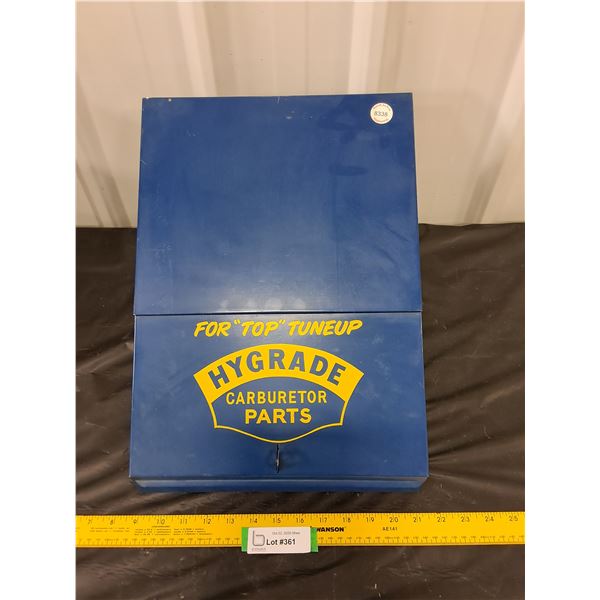 Hygrade Carburetor Parts Display and Product