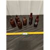 Image 2 : (2) Brown Orange Crush Bottles, (4) Unlabelled Brown Stubby Bottles