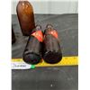 Image 4 : (2) Brown Orange Crush Bottles, (4) Unlabelled Brown Stubby Bottles