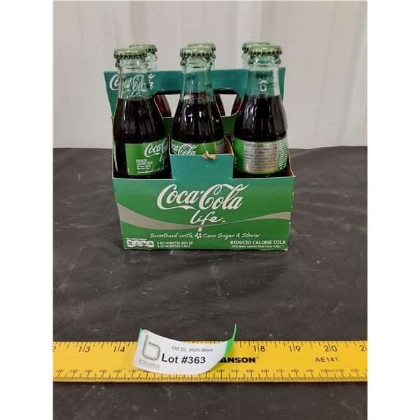 (6) Full Coca-Cola life Bottles in Case
