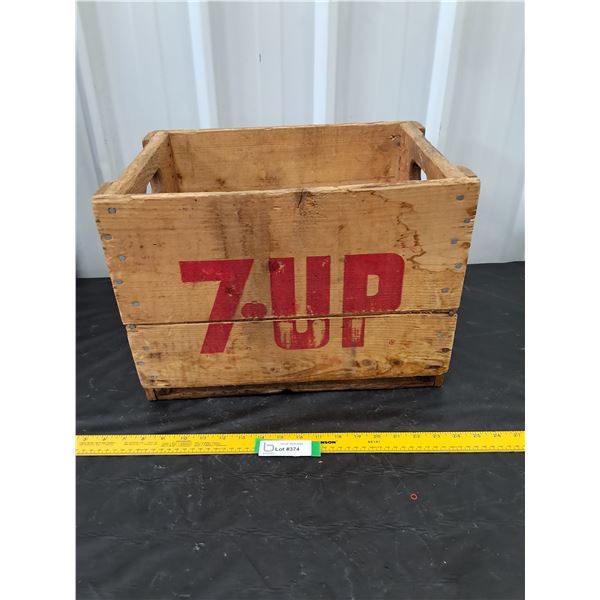 Wooden 7-Up Crate