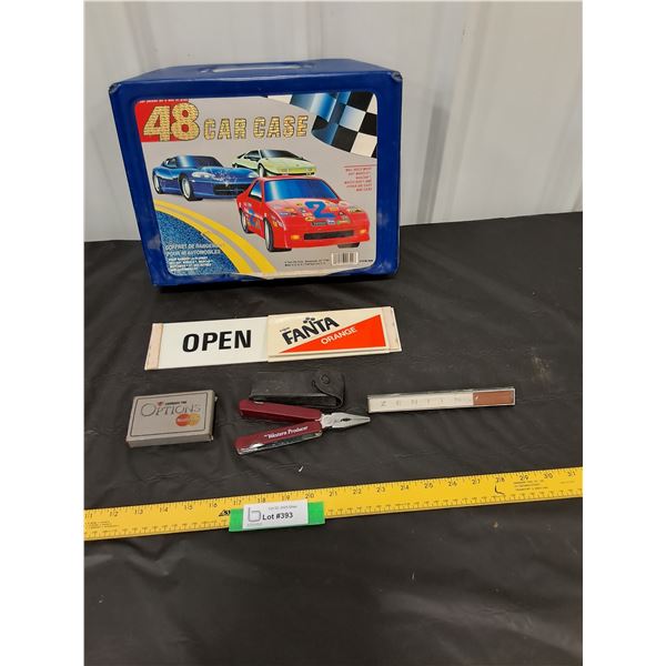 Car Case, Fanta Open/Close Sign, Playing Cards, Western Producer Multi Tool