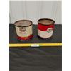 Image 2 : (2) 5lb Esso Grease Cans with Contents