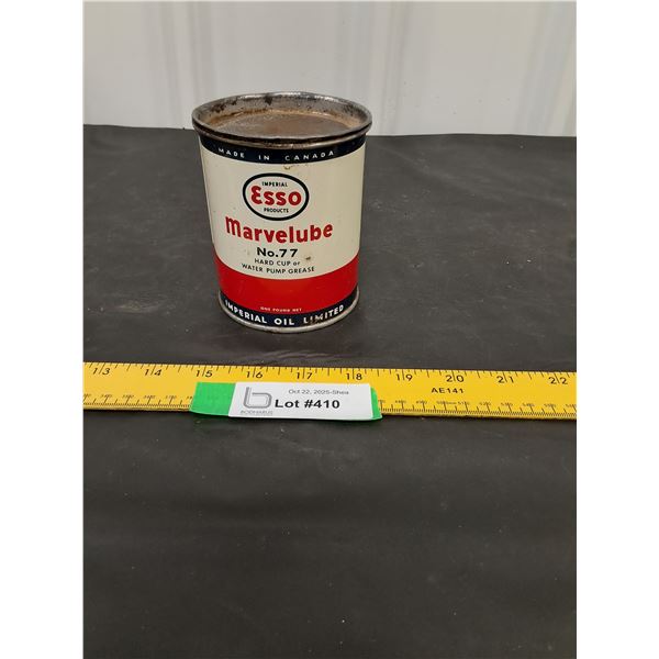Esso 1lb Grease Can with Contents
