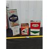Image 2 : (4) 1 gallon Fluid Cans-Coop, Wagner, Prestone-Empty, Big 5-partial