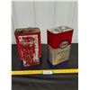 Image 2 : (2) 1 gallon Lubricant Cans-Esso, Atlas-empty