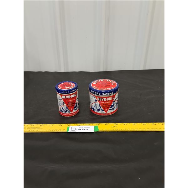 (2) Cans Nevr-Dull with Contents