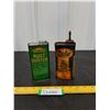 Image 1 : (2) 10 oz Fluid Cans-Peerless-partial, Sheffield-empty