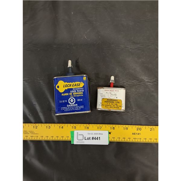 Lock-Ease and Dri Slide Cans-partial